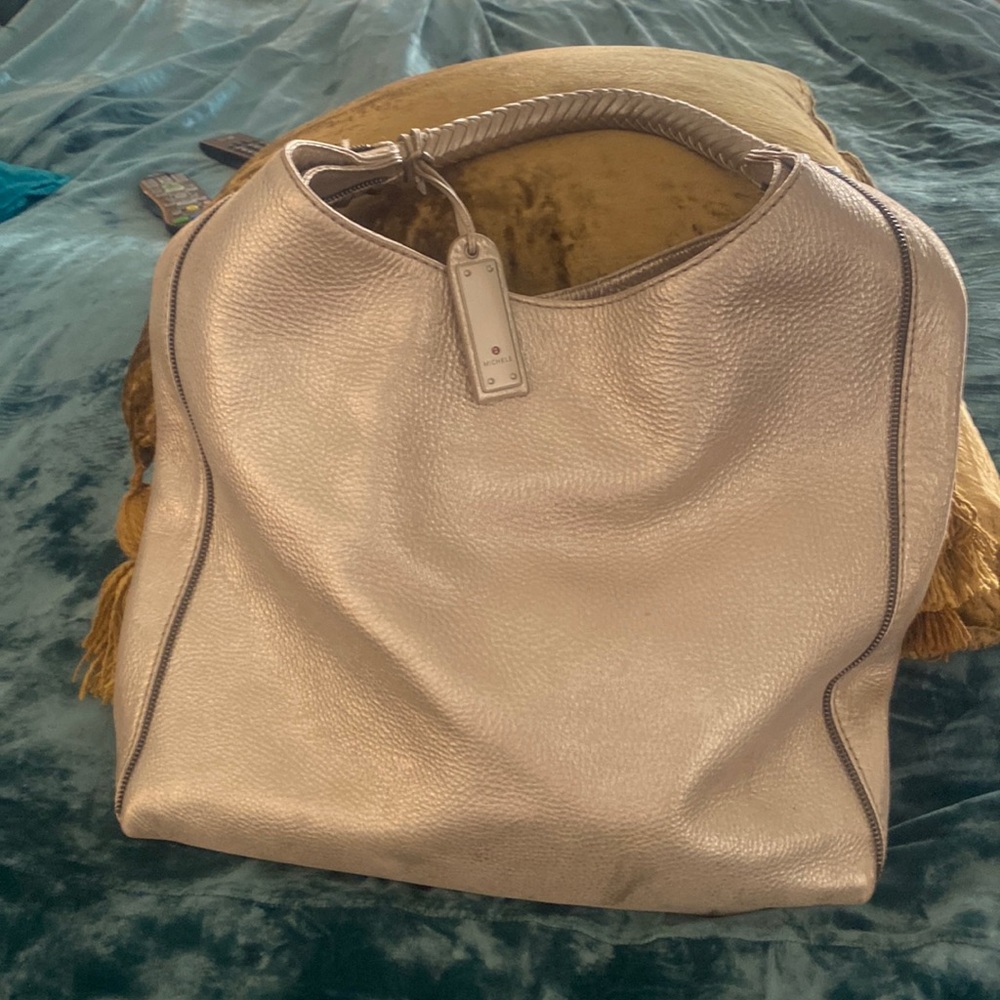 Michele Gold Shoulder Bag